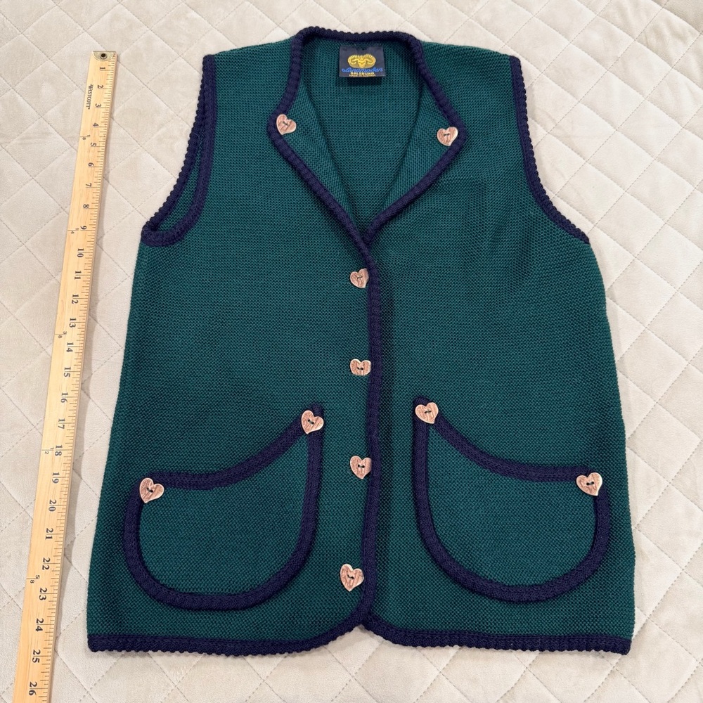 Lanamoden Salzburg Pure New Wool Austrian Alpine Vest